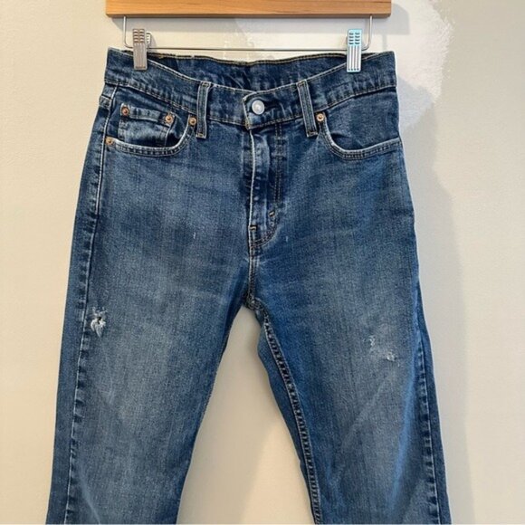 Vintage Levi’s 527 Distressed Medium Wash Straight-Leg Jeans Size 30x30 - Picture 4 of 10